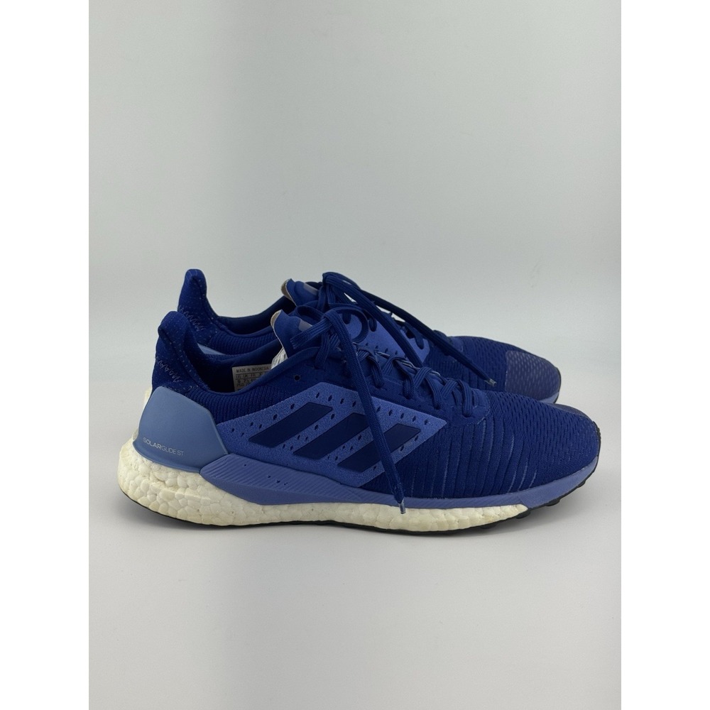 Adidas Solar Glide Women's Blue Synthetic Lace Up Low Top Running Shoes Size 9